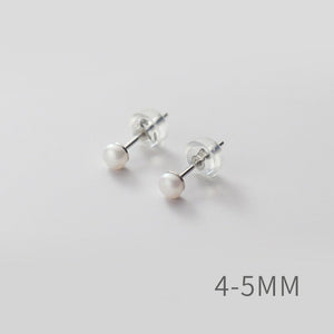 Pink Freshwater Pearl Wedding Stud Earrings - Perimade & Co.
