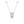 Pink Heart Bow Charm Pendant Necklace - Perimade & Co.