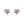 Pink Heart Enamel Ribbon Bow Stud Earrings - Perimade & Co.
