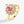 Pink Sunflower Anxiety Fidget Spinner Ring - Perimade & Co.