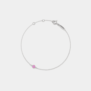 Pink Turkish Evil Eye Nazar Charm Bracelet - Perimade & Co.