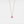 A gold-plated chain necklace with a solid 925 sterling silver pink evil eye charm pendant.