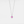 A gold-plated chain necklace with a solid 925 sterling silver pink evil eye charm pendant.