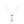 Playful Cat Sapphire Blue CZ Charm Necklace - Perimade & Co.
