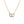 Pretzel Motif Crystal Accent Pendant Necklace - Perimade & Co.