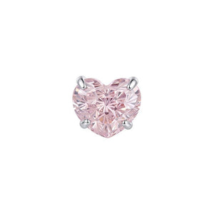 Prismatic Heart Stone Cartilage Stud Earrings - Perimade & Co.