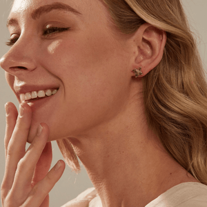 Purple Butterfly Statement Stud Earrings - Perimade & Co.