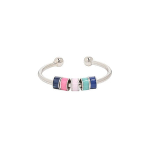 Rainbow Bead Anxiety Fidget Spinner Ring - Perimade & Co.
