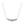 Rainbow CZ Five Gemstone Bar Necklace - Perimade & Co.
