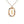 Rainbow CZ Oval Initial Letter Halo Necklace - Perimade & Co.