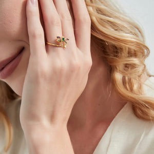 Rainbow Dragonfly Fidget Spinner Ring - Perimade & Co.