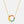Gold necklace with colorful gemstones on a white background