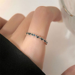 Rainbow Heart Stacking Band Ring - Perimade & Co.