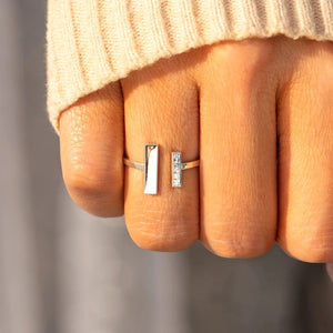 Rainbow Modern Bar Stacking Ring - Perimade & Co.