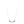 Rainbow Princess Cut Smile Pendant Necklace - Perimade & Co.