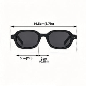 Retro Geometric Gradient Square Sunglasses - Perimade & Co.