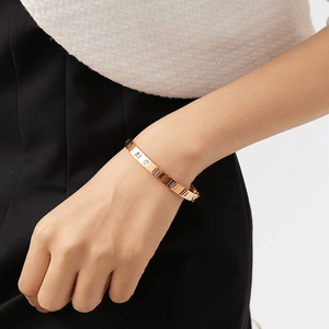 Roman Numeral Stacking Bangle Bracelet - Perimade & Co.