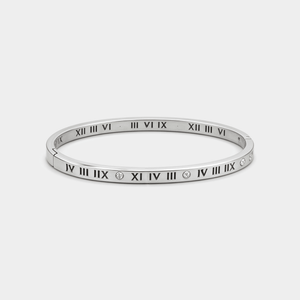 Roman Numeral Stacking Bangle Bracelet - Perimade & Co.