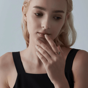 Rose Flower Anxiety Fidget Spinner Ring - Perimade & Co.