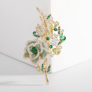 Rose Flower Wedding Statement Brooch - Perimade & Co.