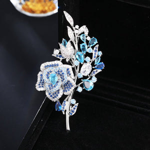 Rose Flower Wedding Statement Brooch - Perimade & Co.