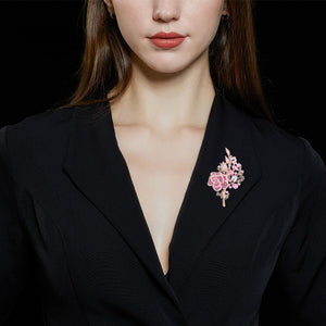 Rose Flower Wedding Statement Brooch - Perimade & Co.