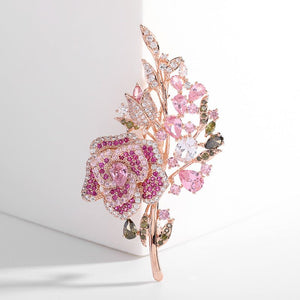 Rose Flower Wedding Statement Brooch - Perimade & Co.