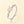 Rose Quartz Heart Clear CZ Cluster Band Ring - Perimade & Co.