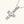 Round - Cut Moissanite Cross Charm Necklace - Perimade & Co.