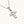 Round - Cut Moissanite Cross Charm Necklace - Perimade & Co.