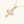 Round - Cut Moissanite Cross Charm Necklace - Perimade & Co.