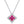 Round Cut Ruby Four Leaf Clover Necklace - Perimade & Co.