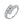 Round Moissanite Pave Graduated Bypass Ring - Perimade & Co.
