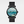 Watch with artistic dial featuring a seascape design on a white background