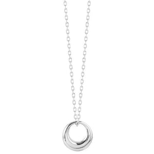 Sculptural Organic Circle Pendant Necklace - Perimade & Co.