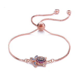 Sea Turtle Charm Stacking Beach Bracelet - Perimade & Co.