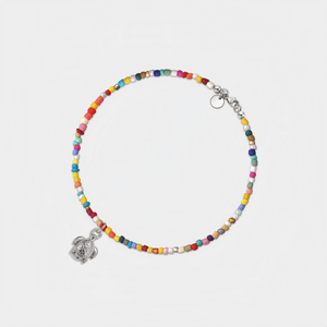 Sea Turtle Colorful Bead Boho Beach Anklet - Perimade & Co.