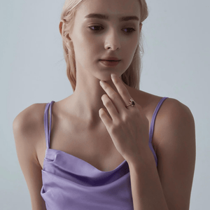 Sea Turtle Custom Birthstone Stacking Ring - Perimade & Co.