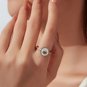 Seashell Mother Of Pearl Open Adjustable Ring - Perimade & Co.
