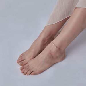 Seashell Starfish Pearl Charm Beach Anklet - Perimade & Co.