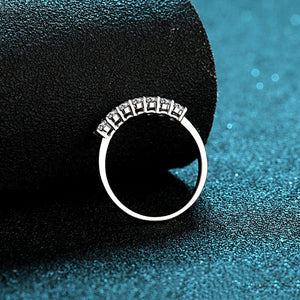 Seven - Stone Moissanite Pave Statement Ring - Perimade & Co.