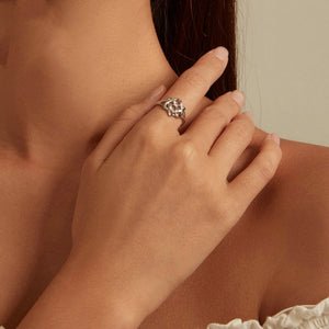 Silver Celtic Knot Statement Ring - Perimade & Co.