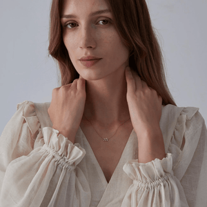 Small Angel Number Pendant Necklace - Perimade & Co.