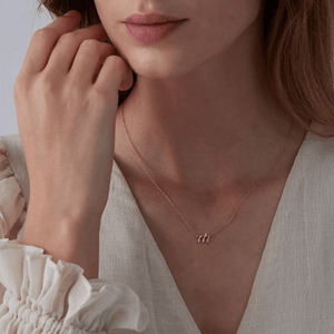 Small Angel Number Pendant Necklace - Perimade & Co.