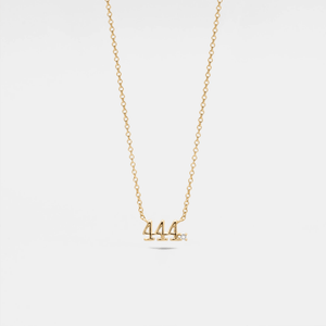 Small Angel Number Pendant Necklace - Perimade & Co.