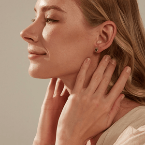 Small Blue Planet Saturn Star Stud Earrings - Perimade & Co.