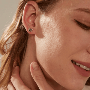 Small Blue Planet Saturn Star Stud Earrings - Perimade & Co.