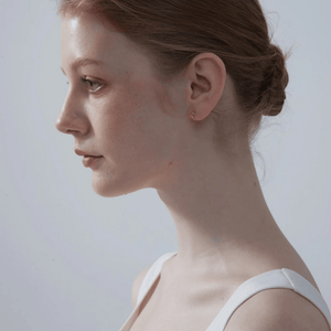 Small Bow Ribbon Huggie Hoop Earrings - Perimade & Co.