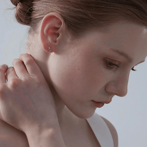 Small Minimalist Star Cartilage Stud Earrings - Perimade & Co.