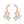 Small Moon Star Dangle Drop Stud Earrings - Perimade & Co.
